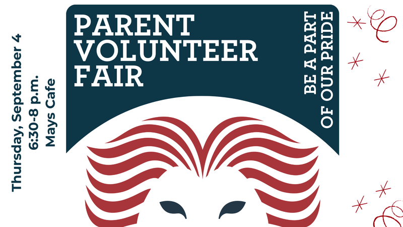 Parent Volunteer Fair September 4 at 6:30 p.m.