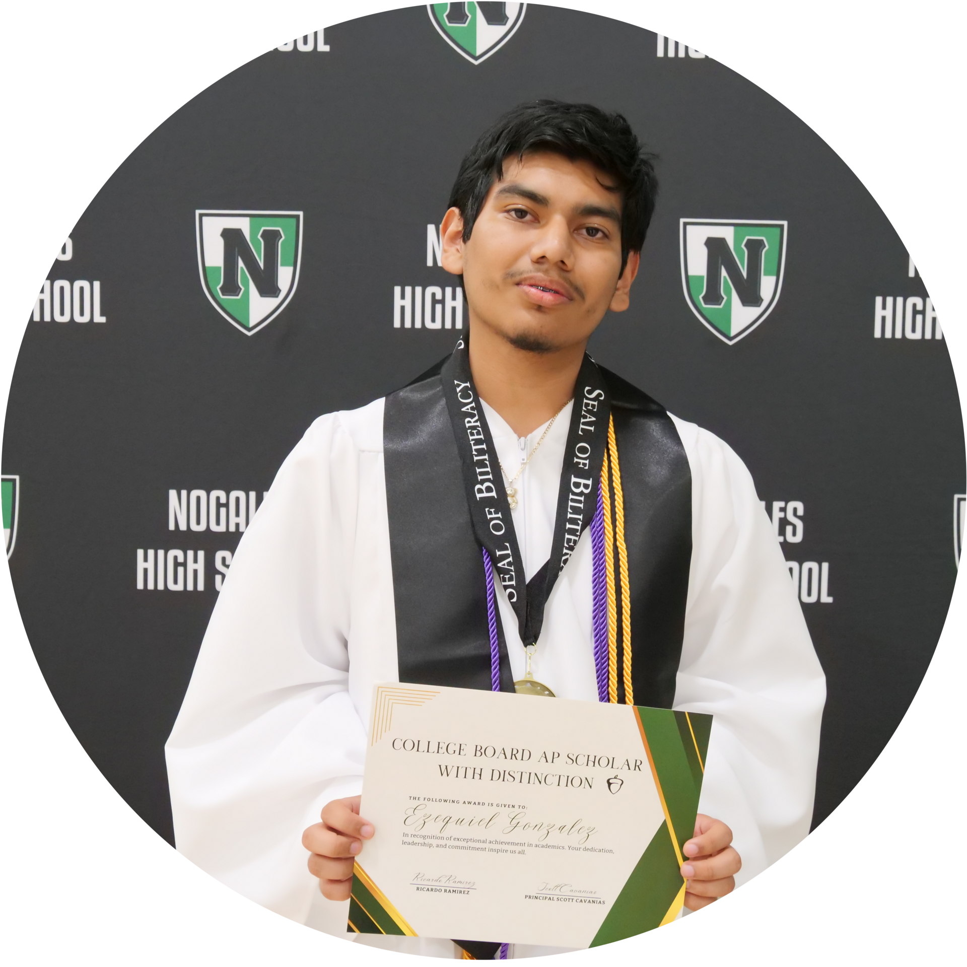 Villacorta graduated from Nogales High School