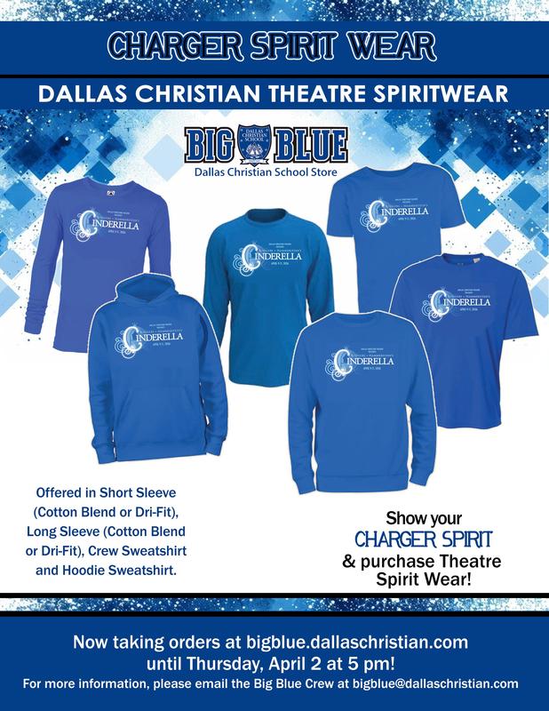 Theatre Spirit Wear - Due Thursday, April 2 at 5 pm