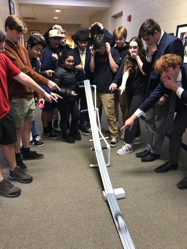 MCP Physics Students - Pinewood Derby Prep!