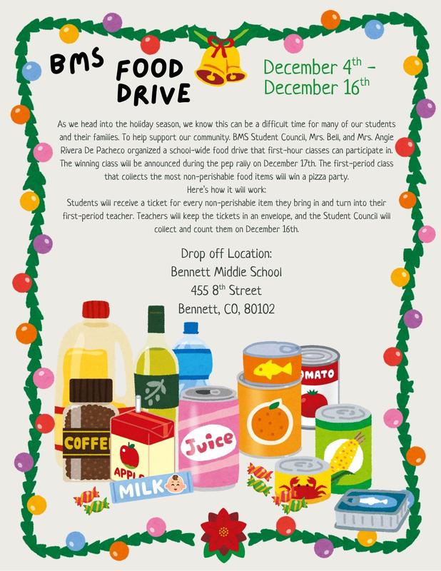 BMS Food Drive