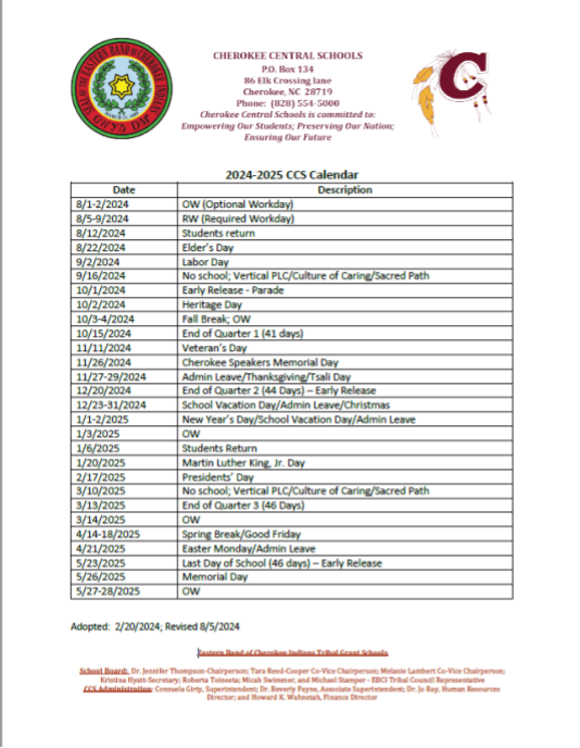 Cherokee Elementary Cherokee Elementary