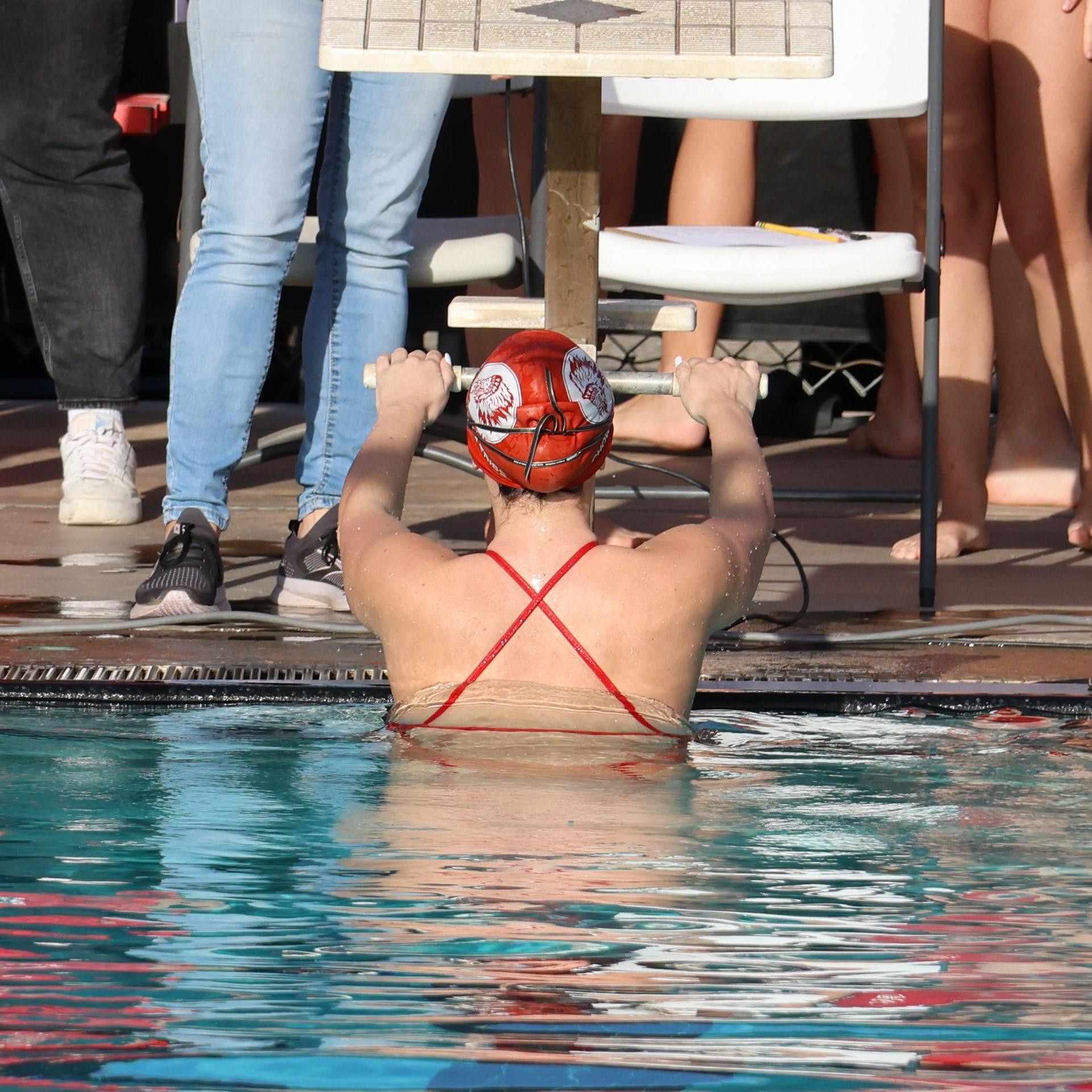 Casey Blehm swimming