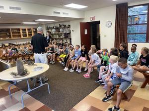 Students at Burnet Woods