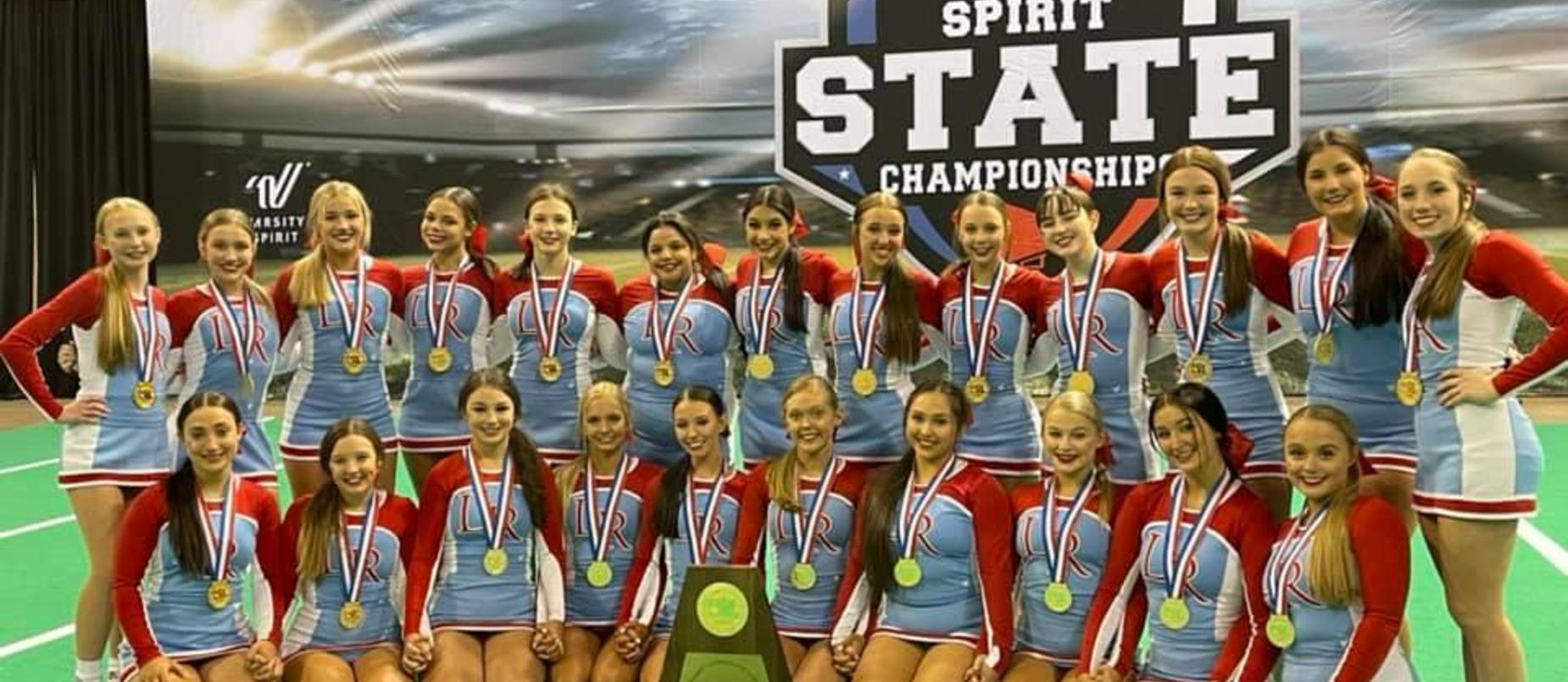 Lumberton High School Cheerleaders State Champions