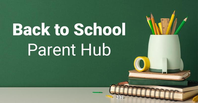 graphic that says Back to School