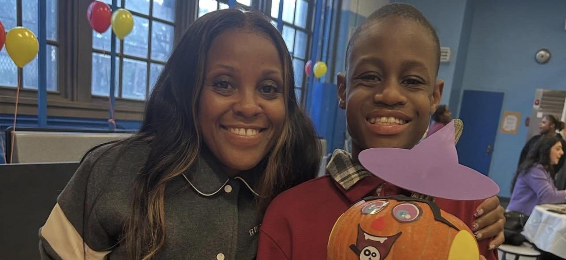 Parents showing support