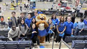 FHS robotics team from district competition