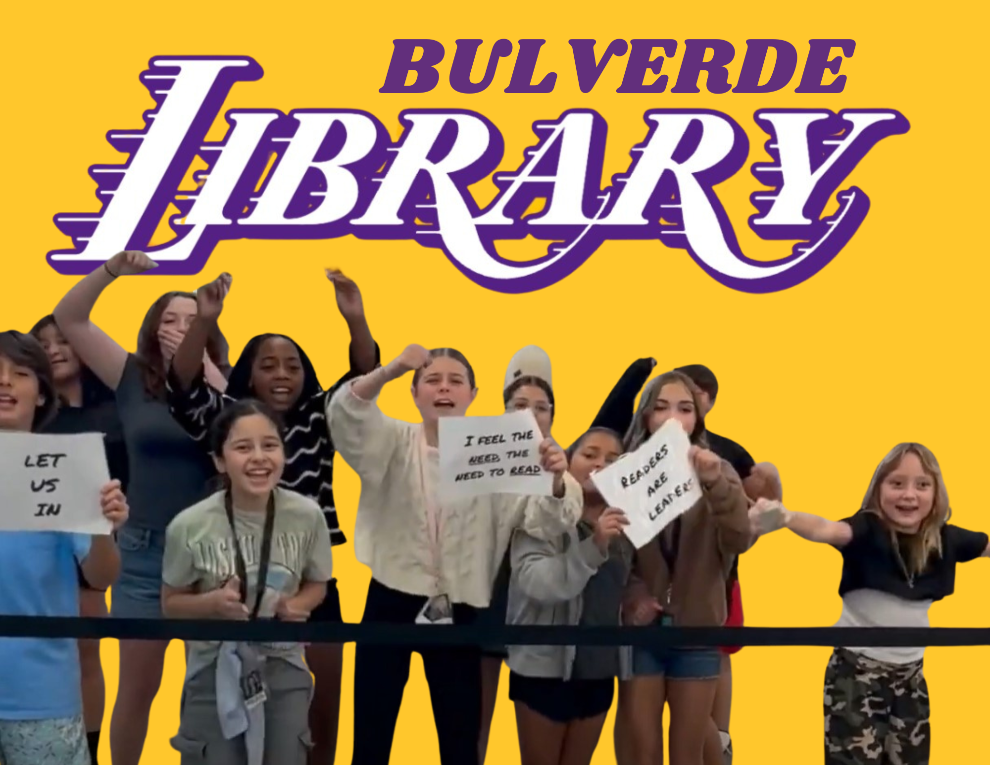 to the Bulverde Middle School Library Library Bulverde