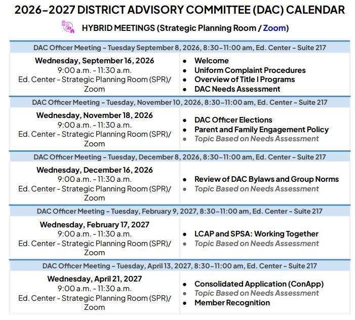 2026-27 DAC Calendar Image
