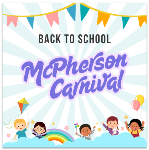 Image for McPherson back-to-school carnival.