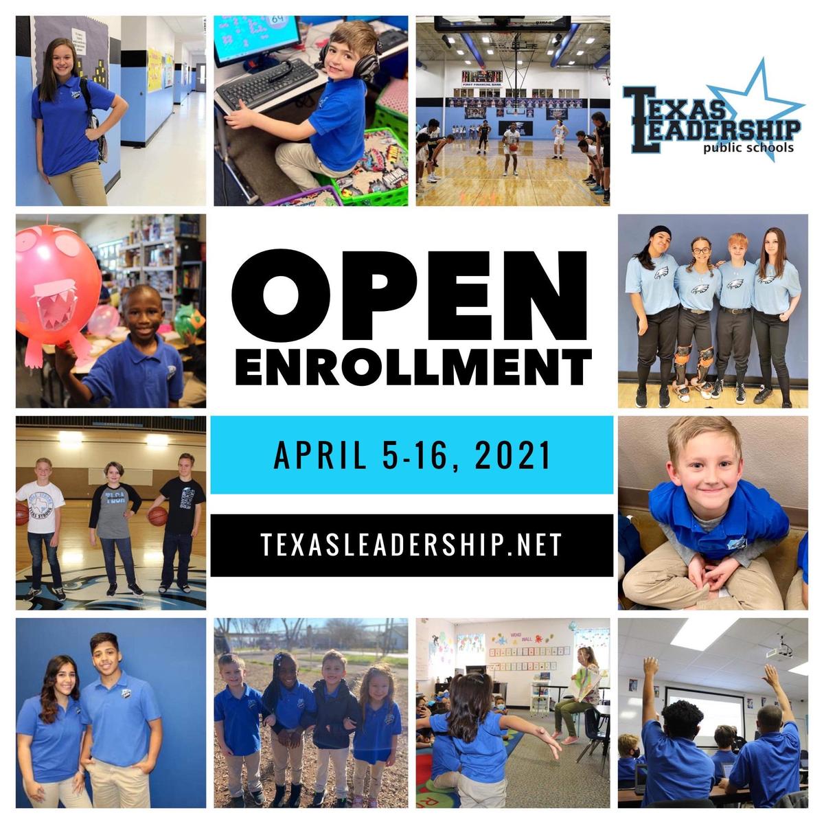ENROLLING for the 20212022 School Year! Texas Leadership Public Schools