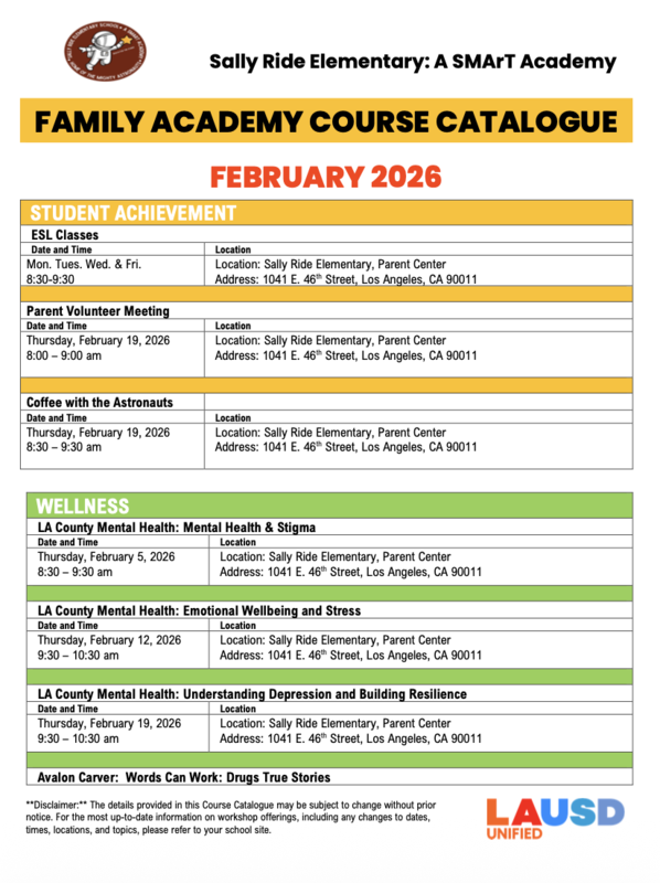 Feb. Course Catalogue