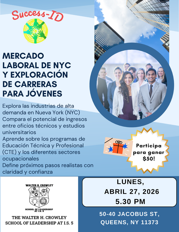 parent workshop spanish flyer