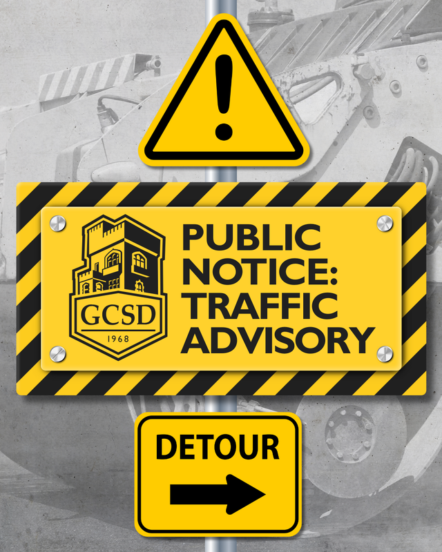 Public notice: Traffic Advisory