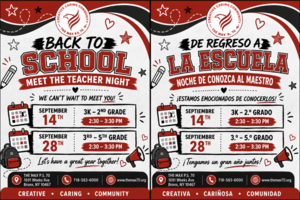 Meet the teacher Flyer
