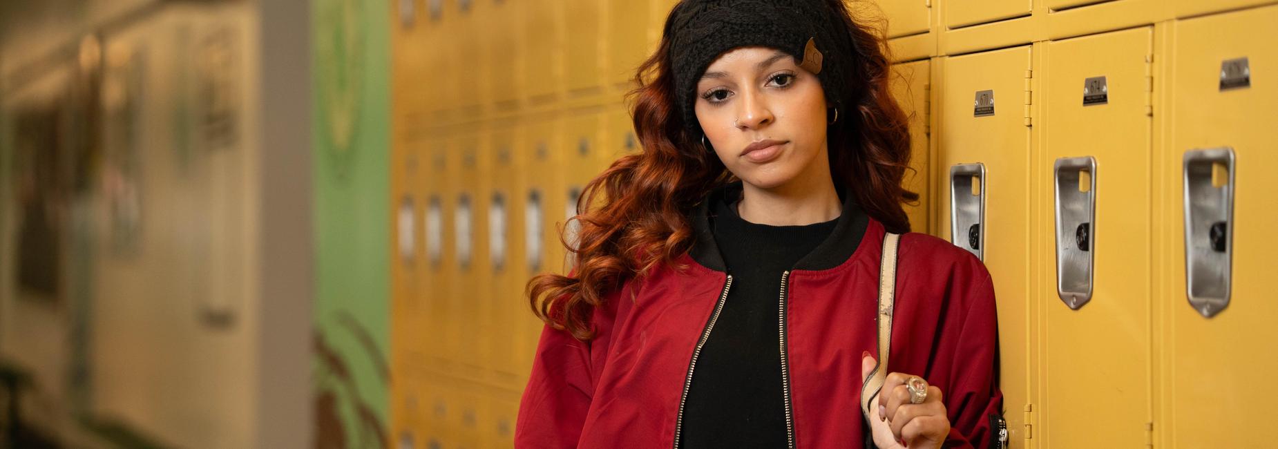 Student in ASGL Hallway