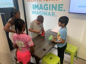 Students design their circuit-building project