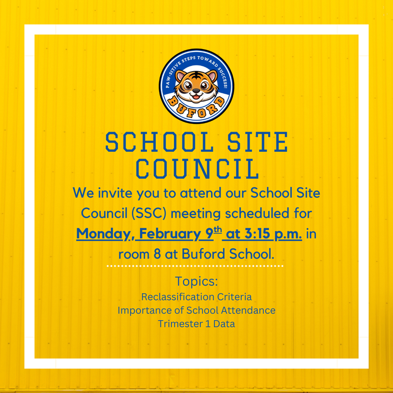 School Site Council Meeting