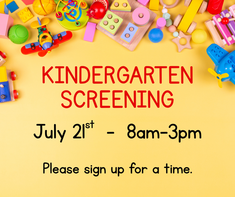 Kindergarten Screening