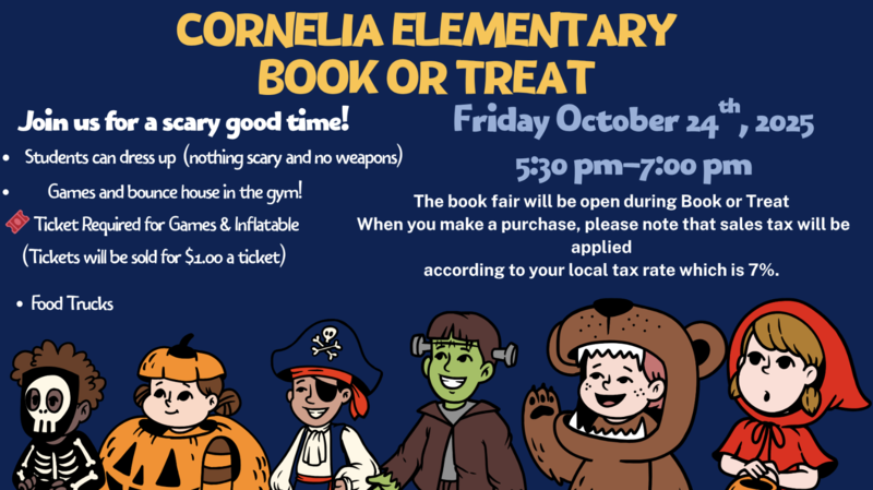 Book-or-Treat - October 24; 5:30 - 7:00
