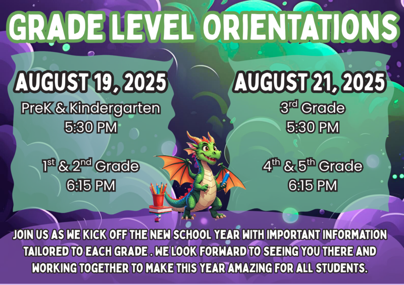 Grade Level Orientations