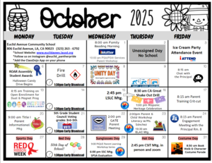 October Activities