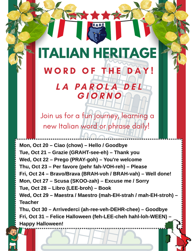 Italian Heritage Month