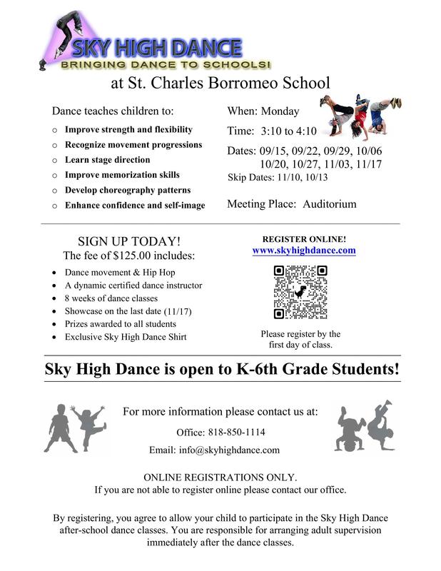 Sky High Dance - Mondays starting 9/15