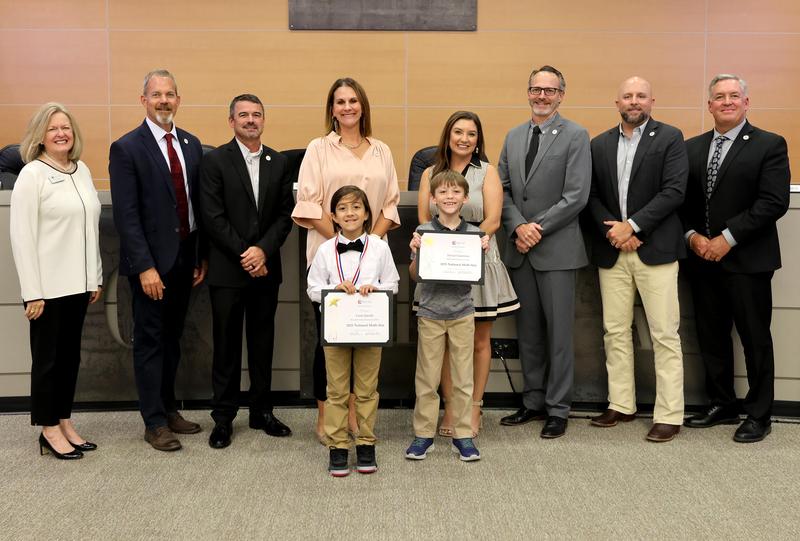 National Math Stars 2025 with Board of Trustees