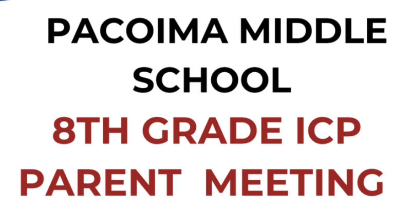 8th Grade ICP Parent Meeting