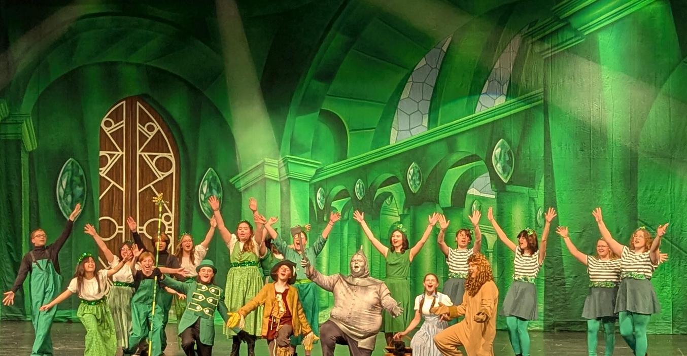 TKHS students perform a scene in the spring musical "Wizard of Oz."