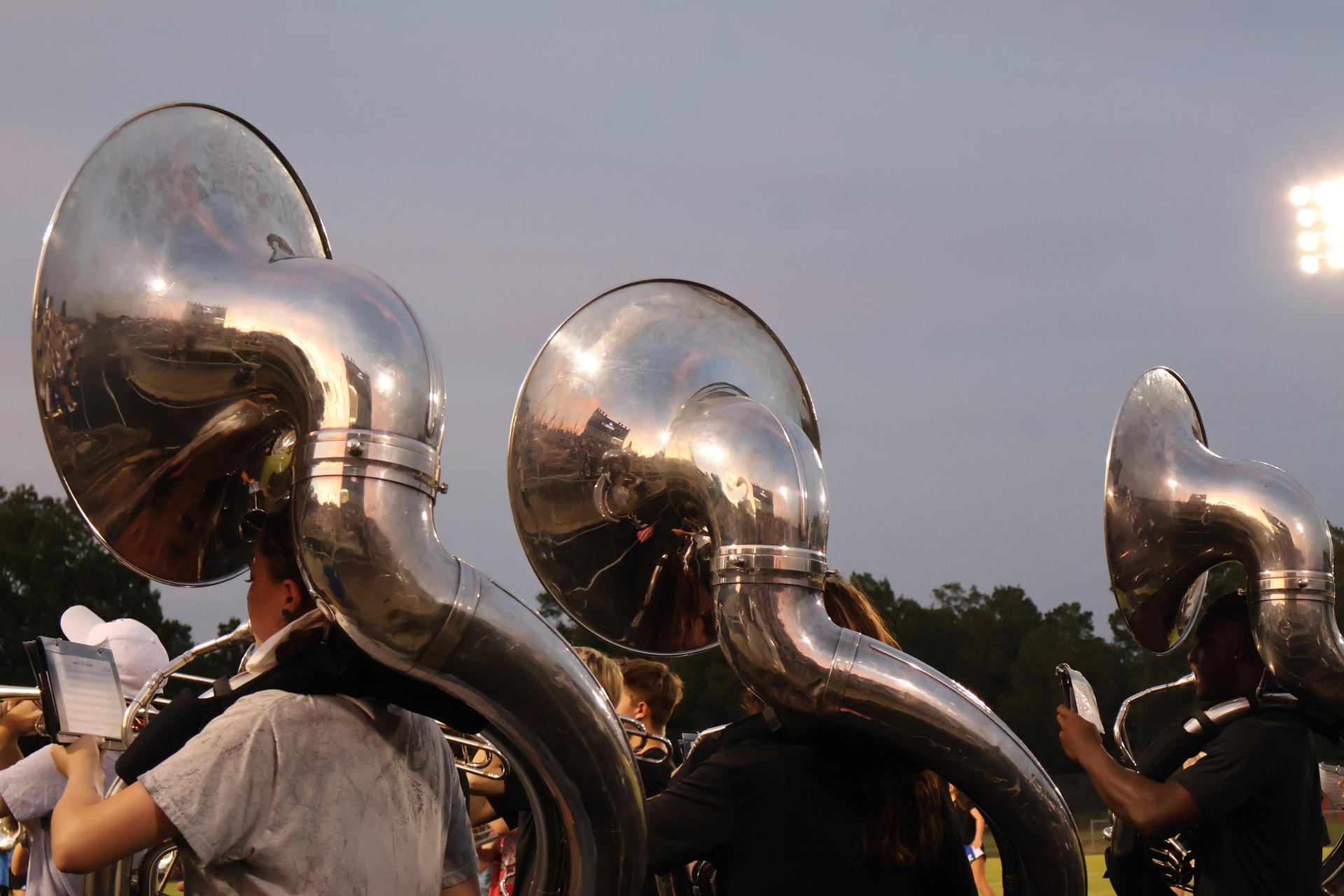 Band performing at Meet the Dragons