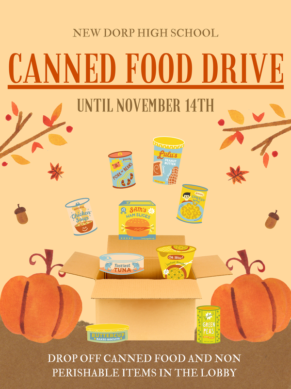 Canned food Drive Flyer