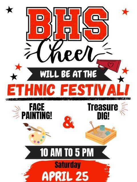 BHS Cheer at Ethnic Festival