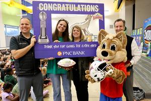 Extra Yard for Teachers with Melanie Wilkes with Indian Springs Elementary