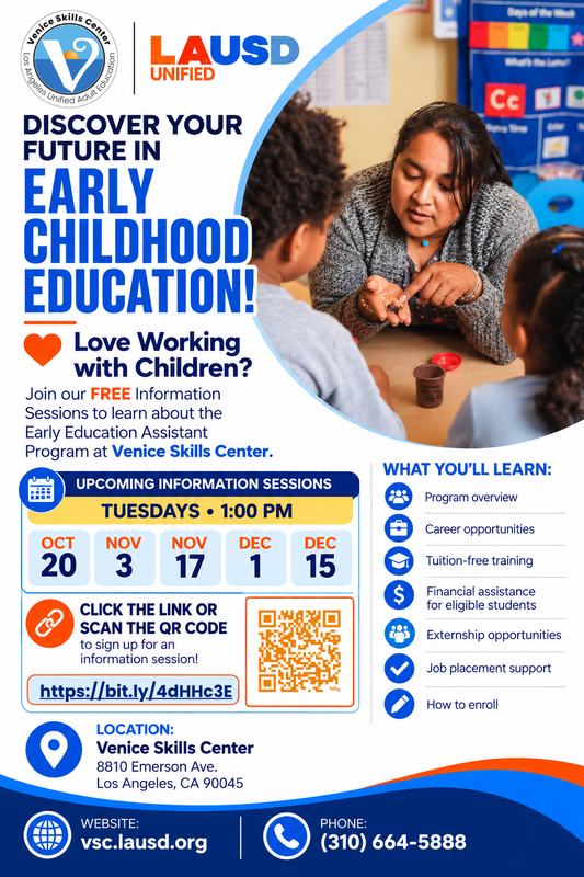 Early childhood education flyer