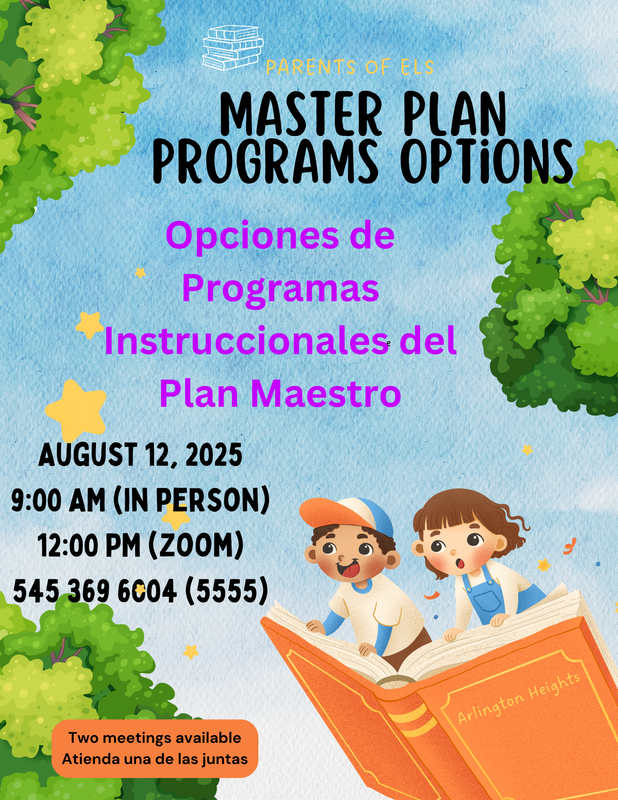 Master Plan Programs Options