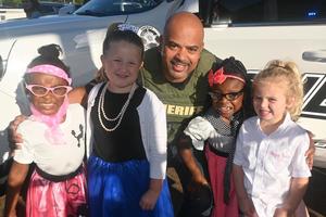 Chief Damian Gatlin visited North Pike Elementary School to speak with students as part of their Community Helpers Unit