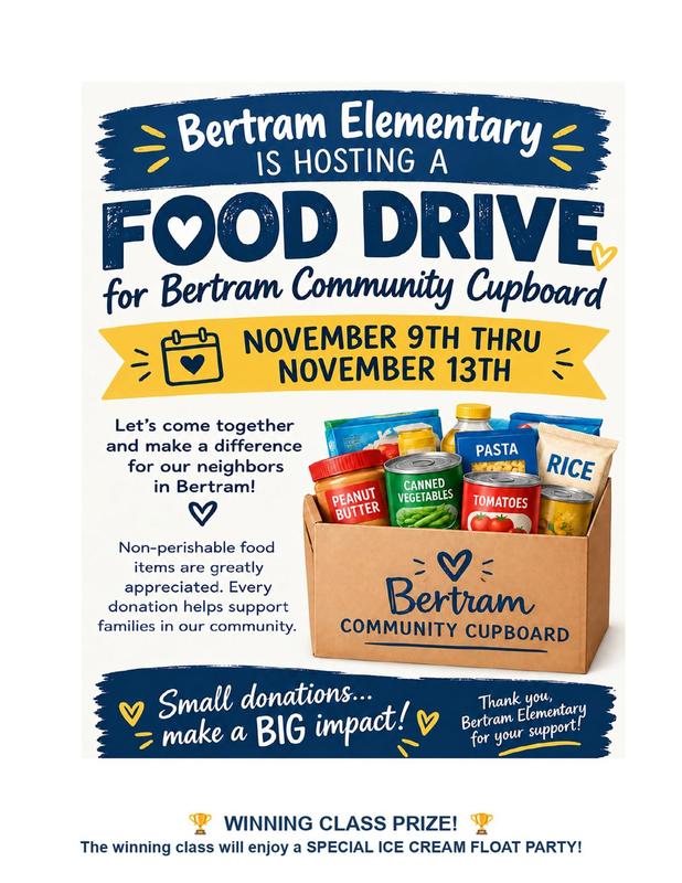 Bertram Food Drive Featured Photo