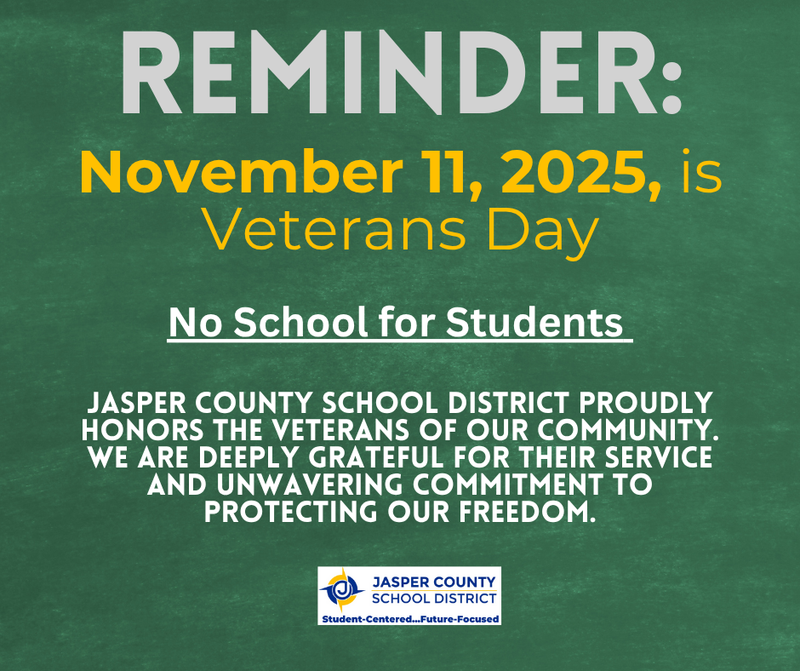 REMINDER: Veterans Day Featured Photo