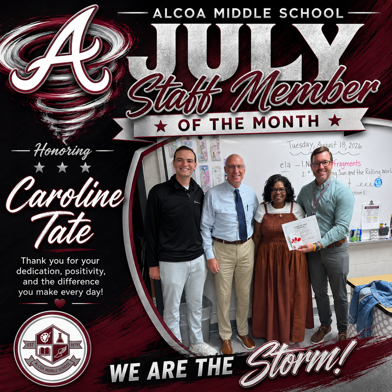 July Staff Member of the Month