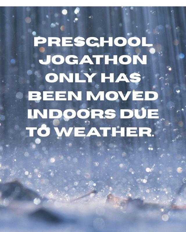 Preschool Jogathon ONLY - new location Featured Photo