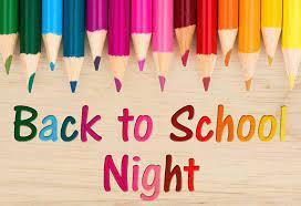 back to school night