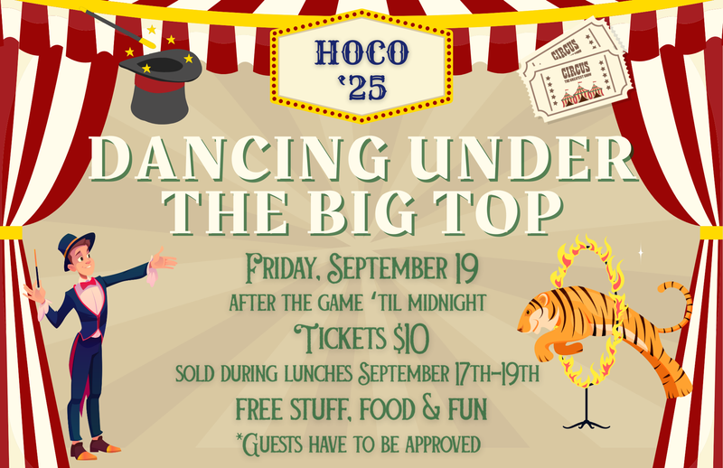 homecoming dance flyer