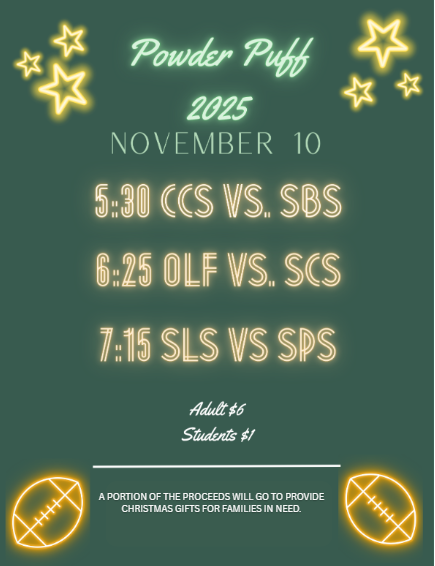 Powder Puff Football Game - Proceeds Going to a Great Cause!