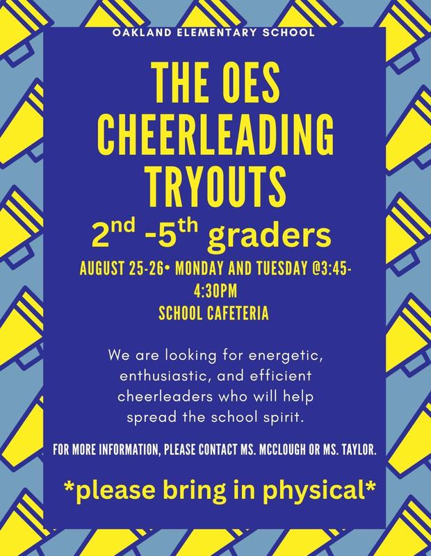 OES Cheerleading Tryouts Thumbnail Image