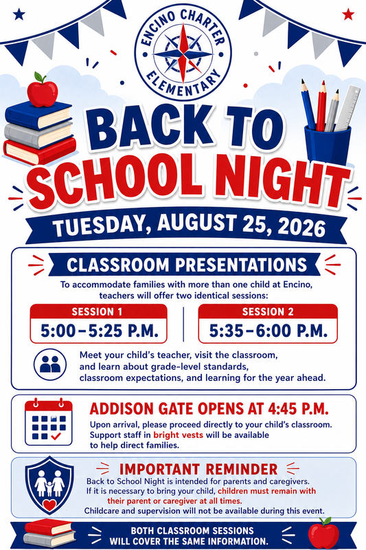 Back to School Night Flyer