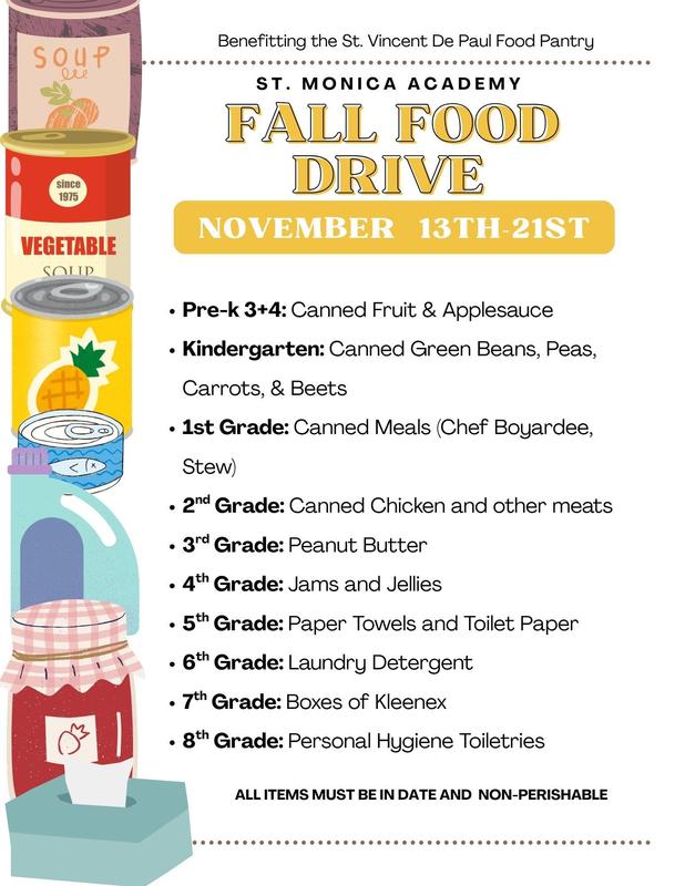 SMA Food Drive Flyer
