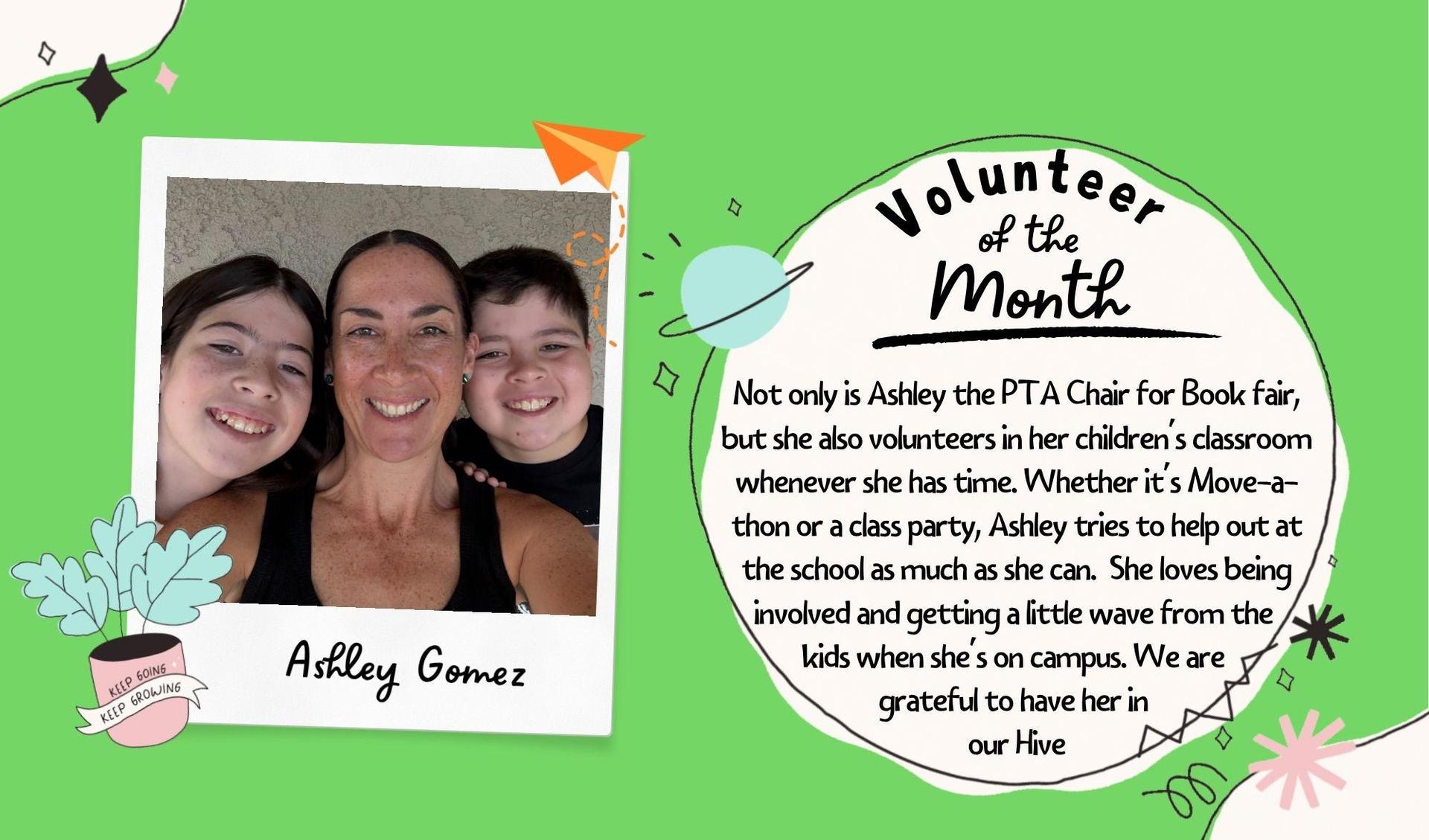 Volunteer of the month